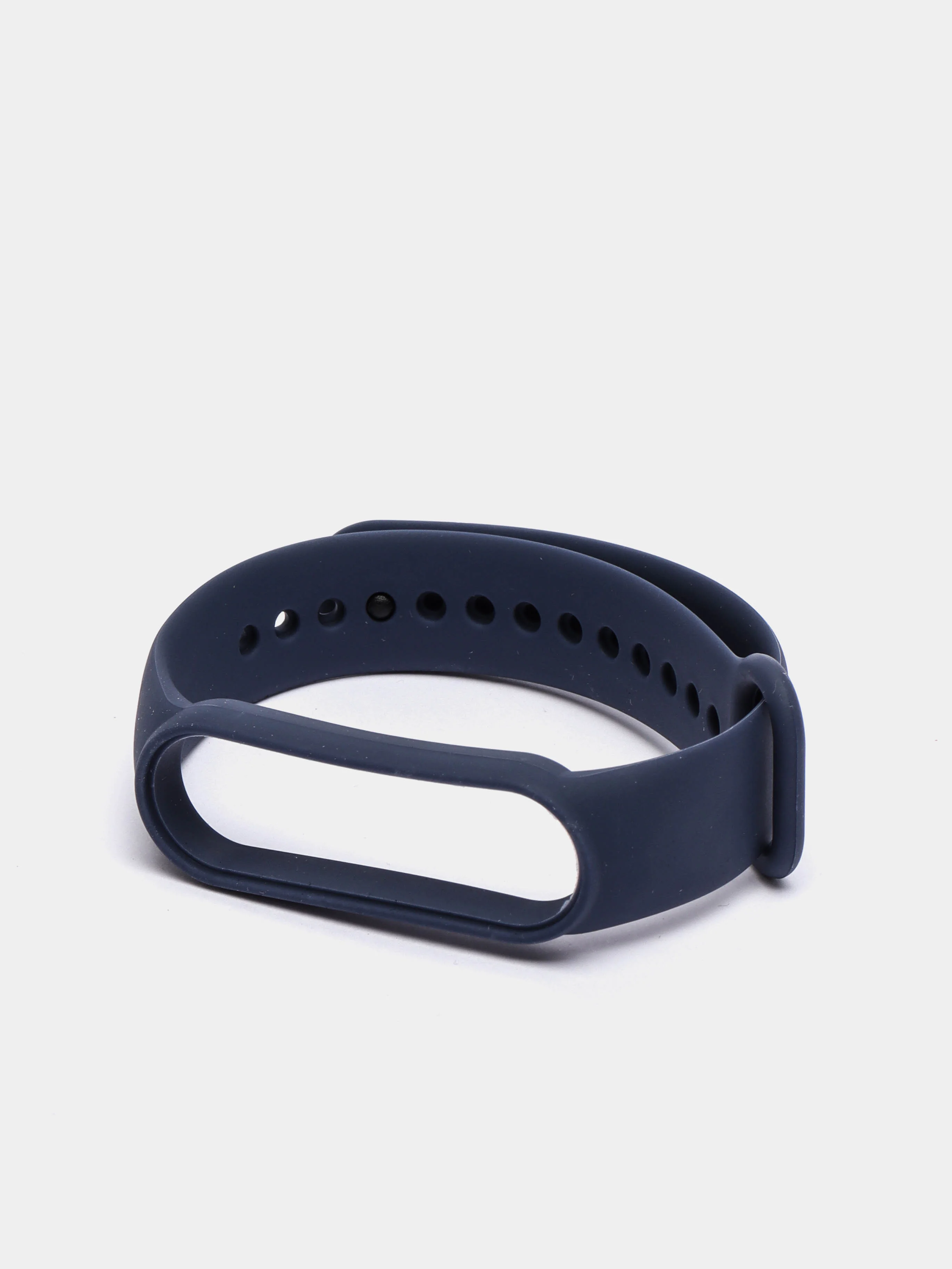 Темно-синий силиконовый ремешок Xiaomi Mi Band 5, 6 / Ремешок для фитнес браслета Xiaomi Mi Band 5,6