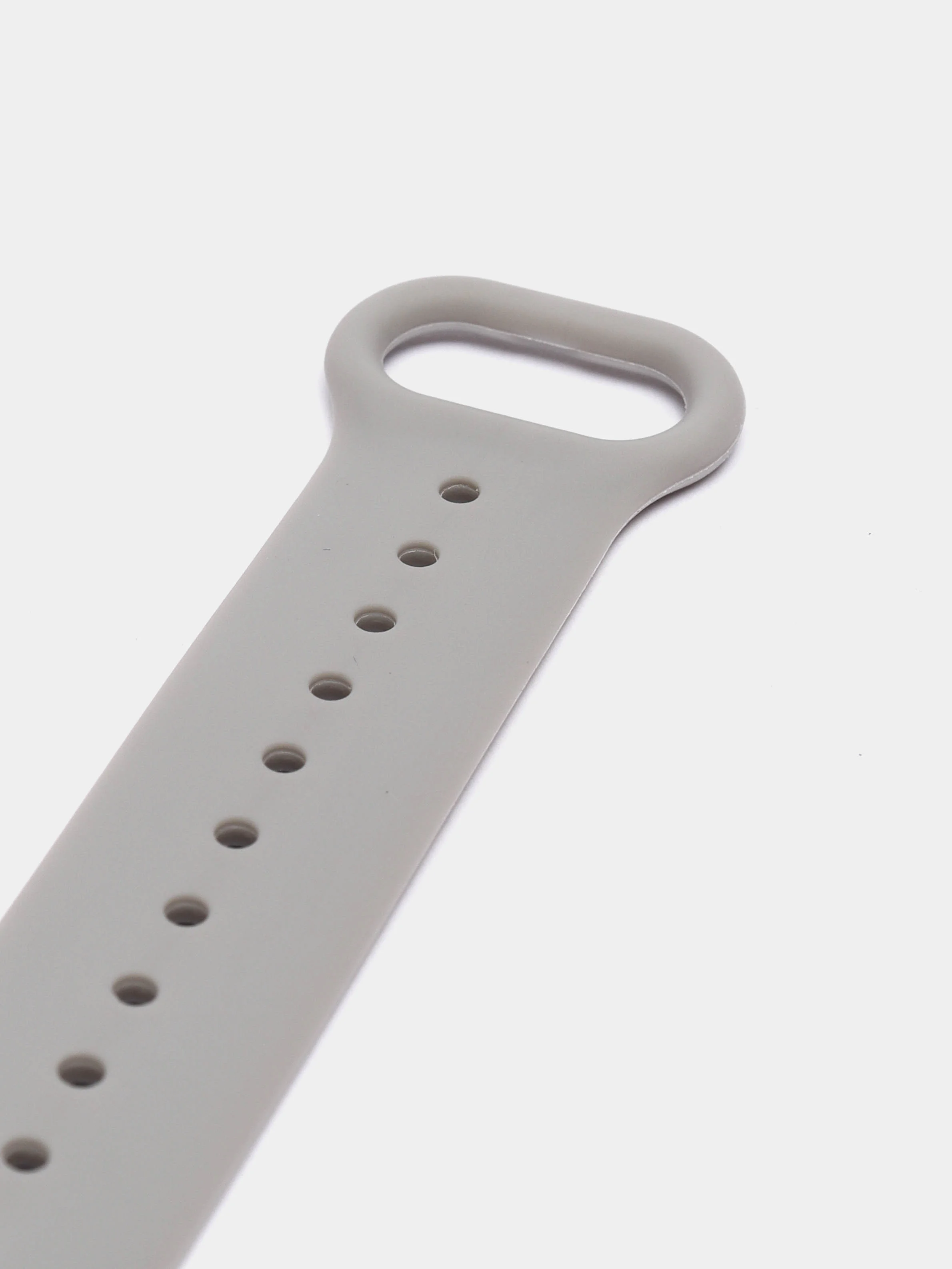 Серый меланж силиконовый ремешок для Xiaomi Mi Band 3 / Mi Band 4 / Mi Band 5 / Браслет на Mi Band