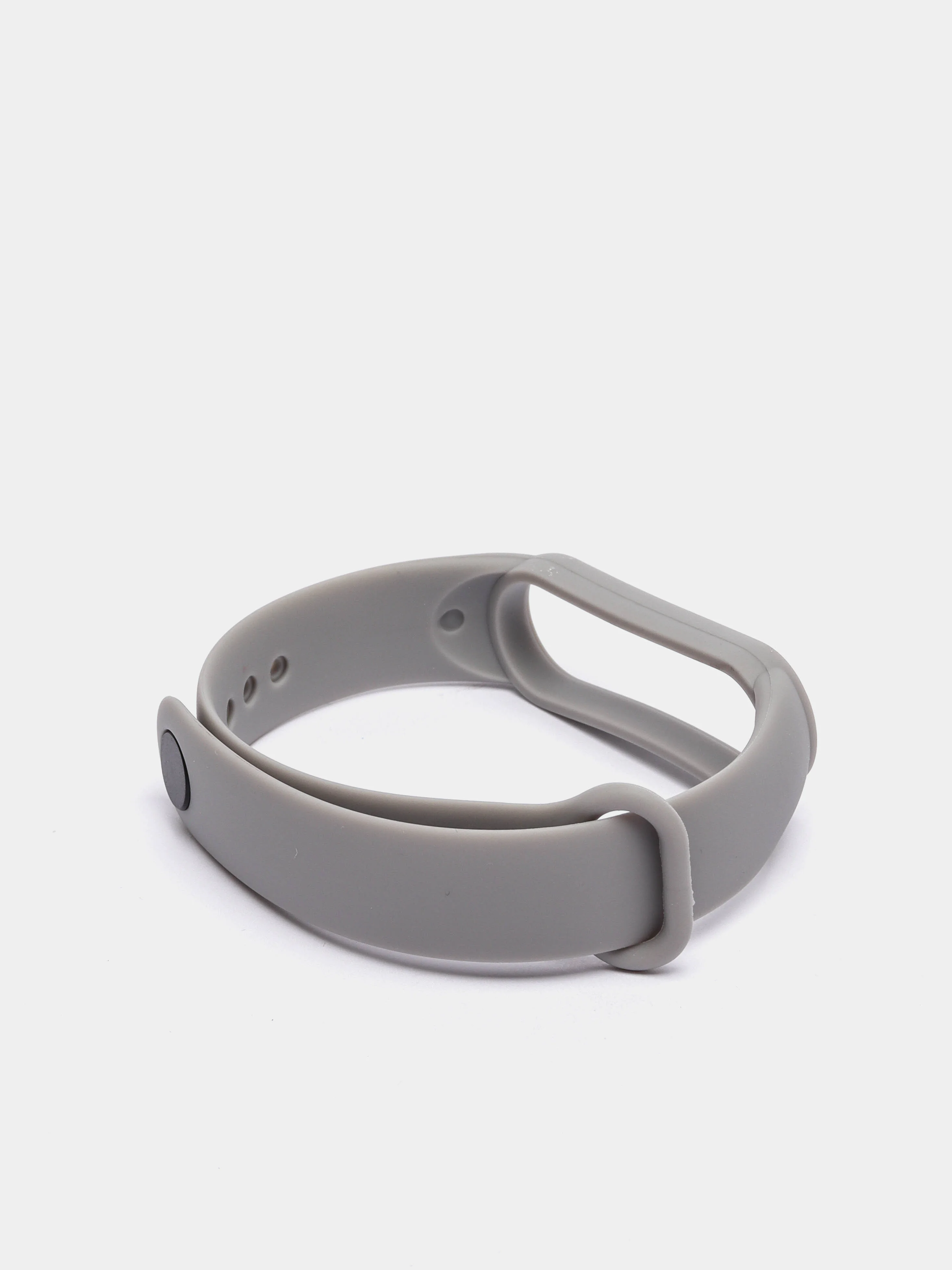 Серый меланж силиконовый ремешок для Xiaomi Mi Band 3 / Mi Band 4 / Mi Band 5 / Браслет на Mi Band
