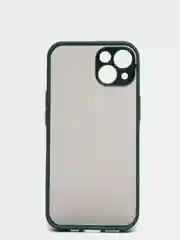 Тёмно-зелёный чехол для Apple iPhone 13 / iPhone 13 Pro / iPhone 13 Pro Max с цветными кнопками