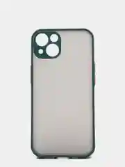 Тёмно-зелёный чехол для Apple iPhone 13 / iPhone 13 Pro / iPhone 13 Pro Max с цветными кнопками