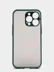 Тёмно-зелёный чехол для Apple iPhone 13 / iPhone 13 Pro / iPhone 13 Pro Max с цветными кнопками