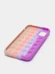 Зеленый силиконовый чехол iPhone 11, Поп Ит