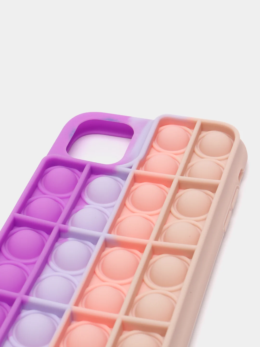 Зеленый силиконовый чехол iPhone 11, Поп Ит