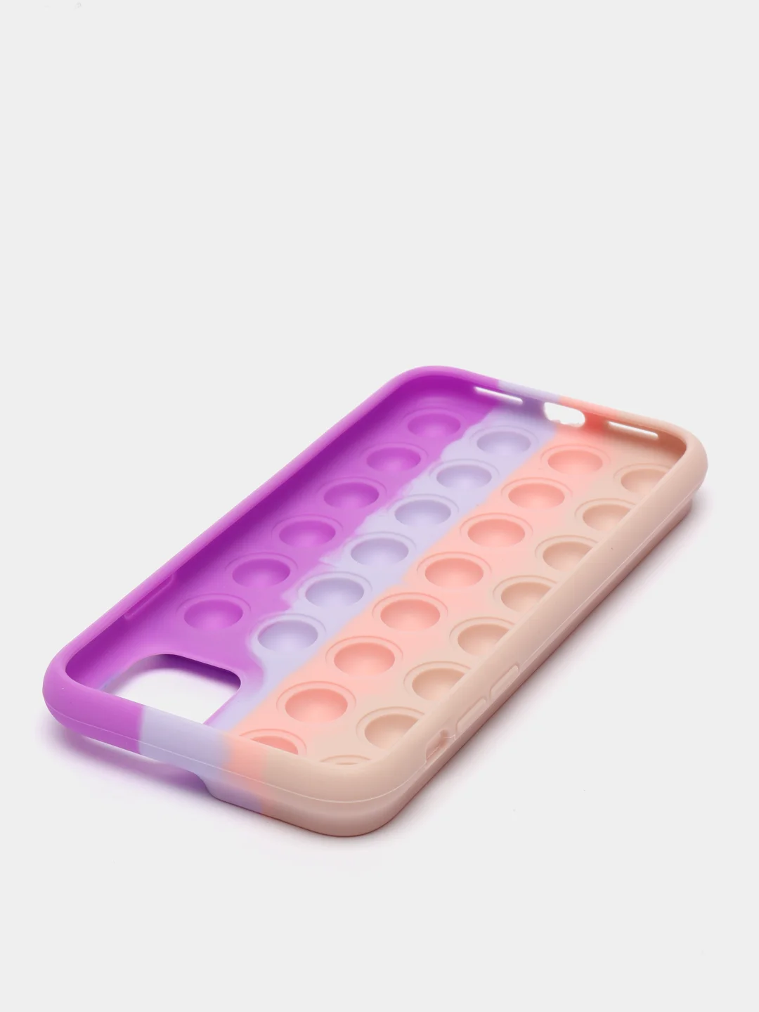 Зеленый силиконовый чехол iPhone 11, Поп Ит