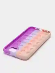 Зеленый силиконовый чехол iPhone 11, Поп Ит