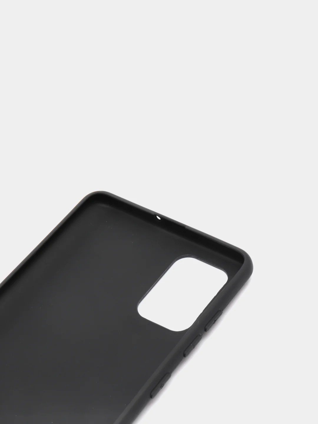Черный чехол для Samsung Galaxy A71 силиконовый матовый, цветной