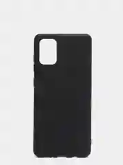 Черный чехол для Samsung Galaxy A71 силиконовый матовый, цветной