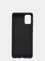 Черный чехол для Samsung Galaxy A71 силиконовый матовый, цветной