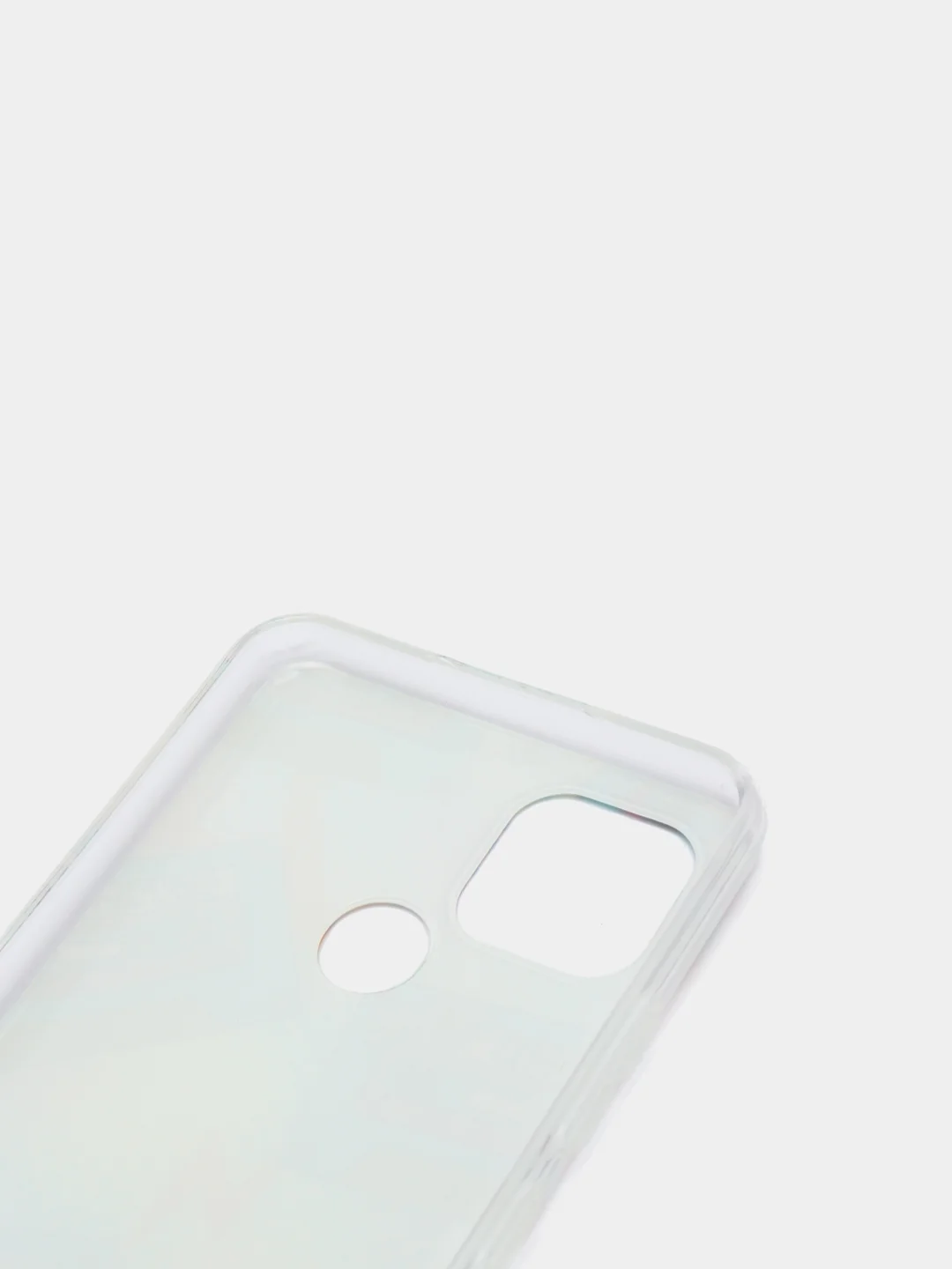 Мятный чехол Realme C21 Реалми С21 силиконовый с рисунком