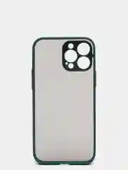 Тёмно-зелёный чехол для Apple iPhone 13 / iPhone 13 Pro / iPhone 13 Pro Max с цветными кнопками