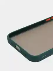 Тёмно-зелёный чехол для Apple iPhone 13 / iPhone 13 Pro / iPhone 13 Pro Max с цветными кнопками