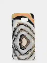 Хаки чехол Samsung Galaxy A7 2017 / SM-A720, Галакси А7 2017, силиконовый с мраморным рисунком