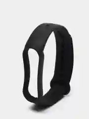 Черный ремешок Mi Band 5 / Mi Band 6, однотонный, силиконовый