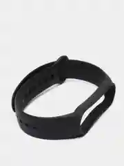 Черный ремешок Mi Band 5 / Mi Band 6, однотонный, силиконовый