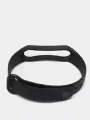 Черный ремешок Mi Band 5 / Mi Band 6, однотонный, силиконовый