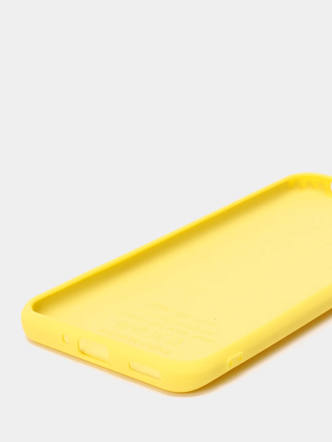 Желтый чехол Siliconе Case для Huaw