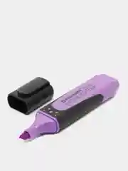 Фиолетовый текстовыделитель BRAUBERG SUPER, 1 шт., прорезиненный корпус, линия 1-5 мм, цвета 6 видов