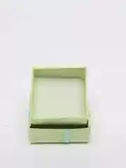 Мятный коробка подарочная для колец и украшений/ коробочка 4*4*3 см шкатулка