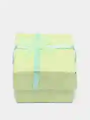 Мятный коробка подарочная для колец и украшений/ коробочка 4*4*3 см шкатулка