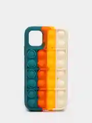 Тёмно-бирюзовый силиконовый чехол iPhone 11, Поп Ит