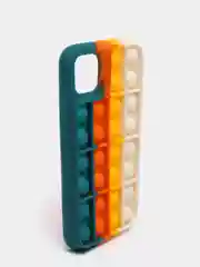 Тёмно-бирюзовый силиконовый чехол iPhone 11, Поп Ит