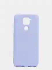 Лавандовый чехол Xiaomi Redmi Note 9, Редми Нот 9 силиконовый, с закрытым низом и бархатом внутри