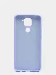 Лавандовый чехол Xiaomi Redmi Note 9, Редми Нот 9 силиконовый, с закрытым низом и бархатом внутри