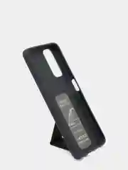 Темно-синий чехол Xiaomi Redmi Note 11 4G, 11S, Редми Нот 11 4G, 11C силиконовый под кожу с подставкой