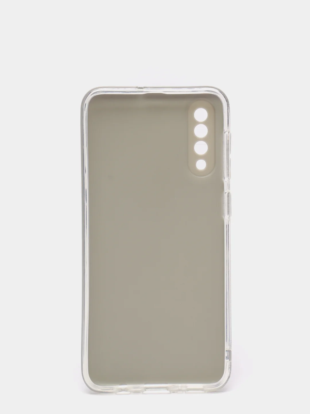 Серебряный чехол Samsung Galaxy A50 / A50s / A30s блестящий сияющий с защитой камеры