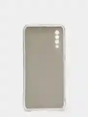 Серебряный чехол Samsung Galaxy A50 / A50s / A30s блестящий сияющий с защитой камеры