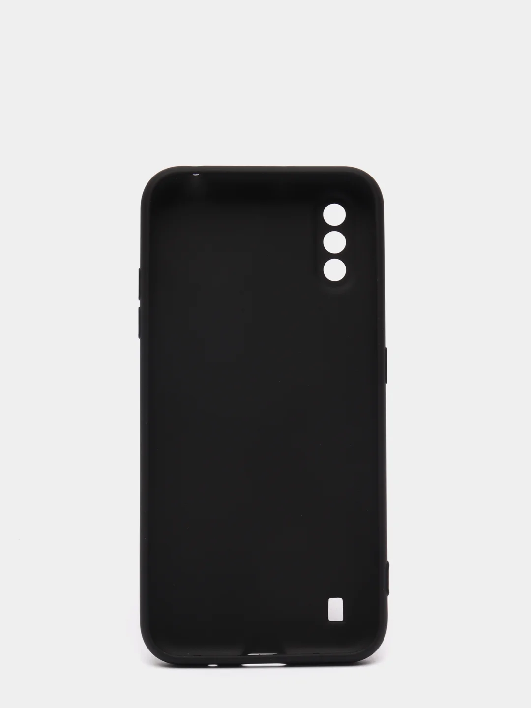 Черный чехол Samsung Galaxy A01 / M01, Галакси А01 / М01 чехол силиконовый рифленый