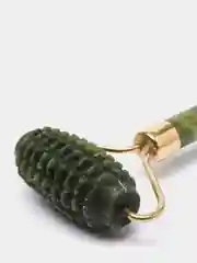 Тёмно-зелёный нефритовые массажеры/скребок из камня/ролик из камня/массажный/нефритовая гуаша