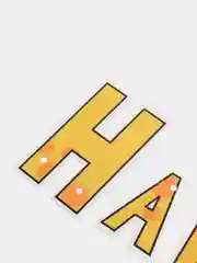 Черный гирлянда Happy birthday