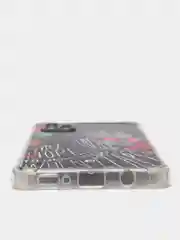 Угольный чехол Samsung Galaxy A71, Самсунг Галакси А71 силиконовый с рисунком и усиленными углами
