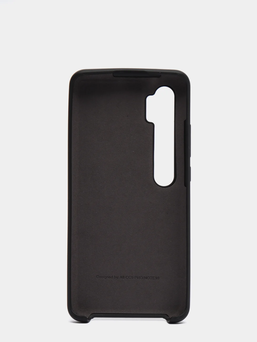 Черный чехол силиконовый Silicone Cover Case для Xiaomi Mi CC9 Pro, Note 10