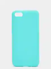 Бирюзовый чехол для Huawei Honor 7A/Y5 2018 силиконовый матовый однотонный