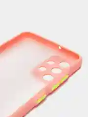 Конфетный чехол для Samsung Galaxy A32 4G, Галакси А32, пластиковый матовый с цветными кнопками