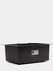 Мойка кухонная AFLORN AF95044F, врезная, S=3,0 и 0,8 мм, 50х44х22 см, сифон, графит
