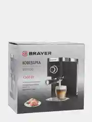 Кофеварка рожковая BRAYER BR1100, итальянская помпа, 15 бар