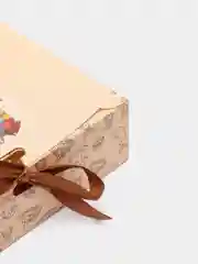 Бежевый коробки  подарочные "Для семьи"