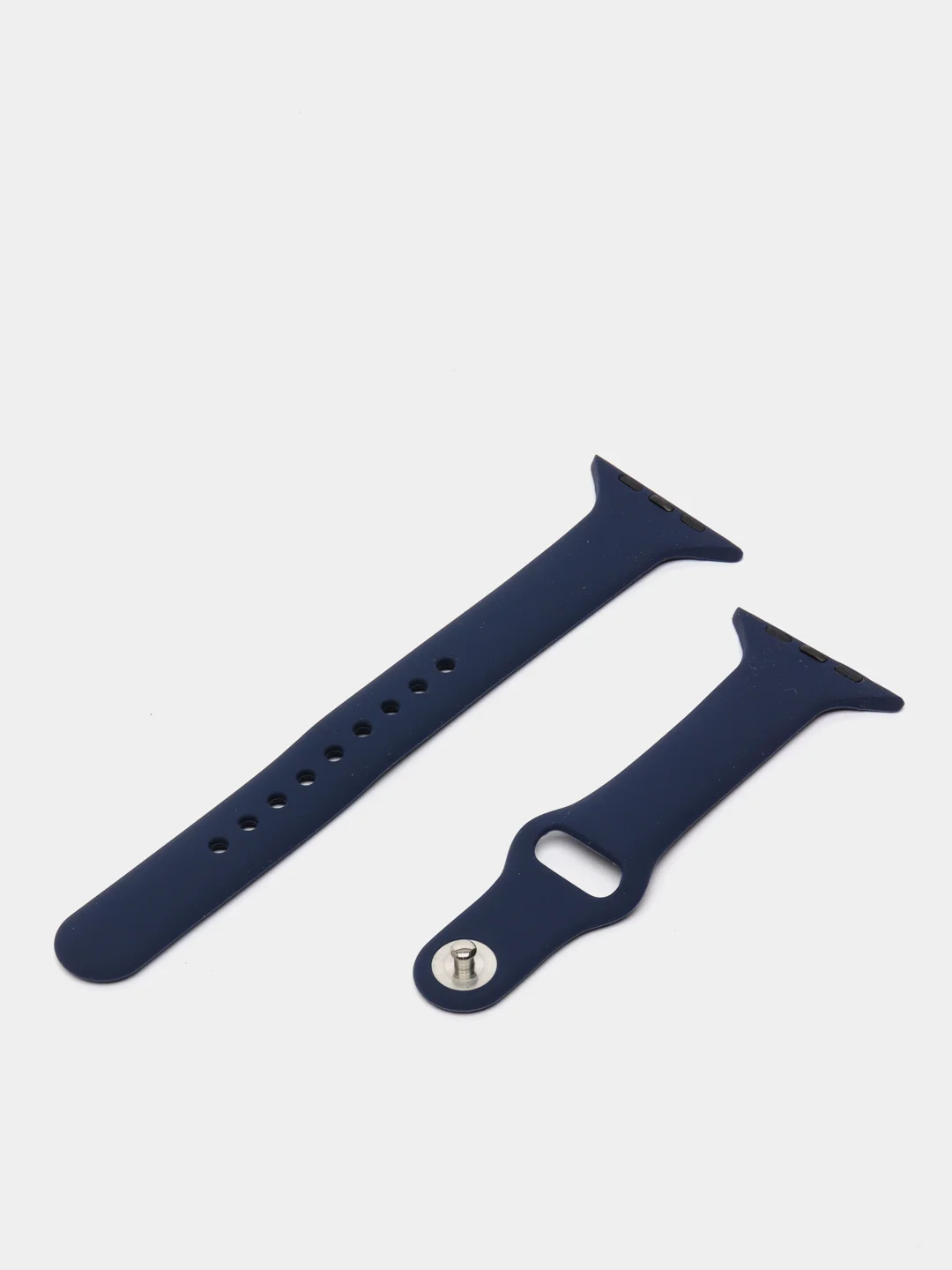 Темно-синий ремешок для Apple Watch, силиконовый