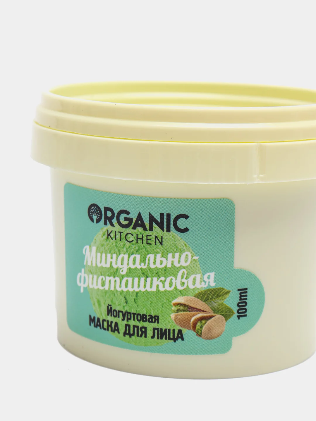 Organic kitchen Йогуртовая маска для лица Миндально-фисташковая 100 мл