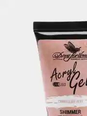 Белый полигель Dona Jerdona, акрил-гель, c шиммером