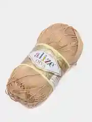 Бежевый меланж пряжа Alize Diva 100% Микрофибра 100г 350м