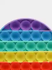Красный игрушка антистресс Pop it "Вечная пупырка"
