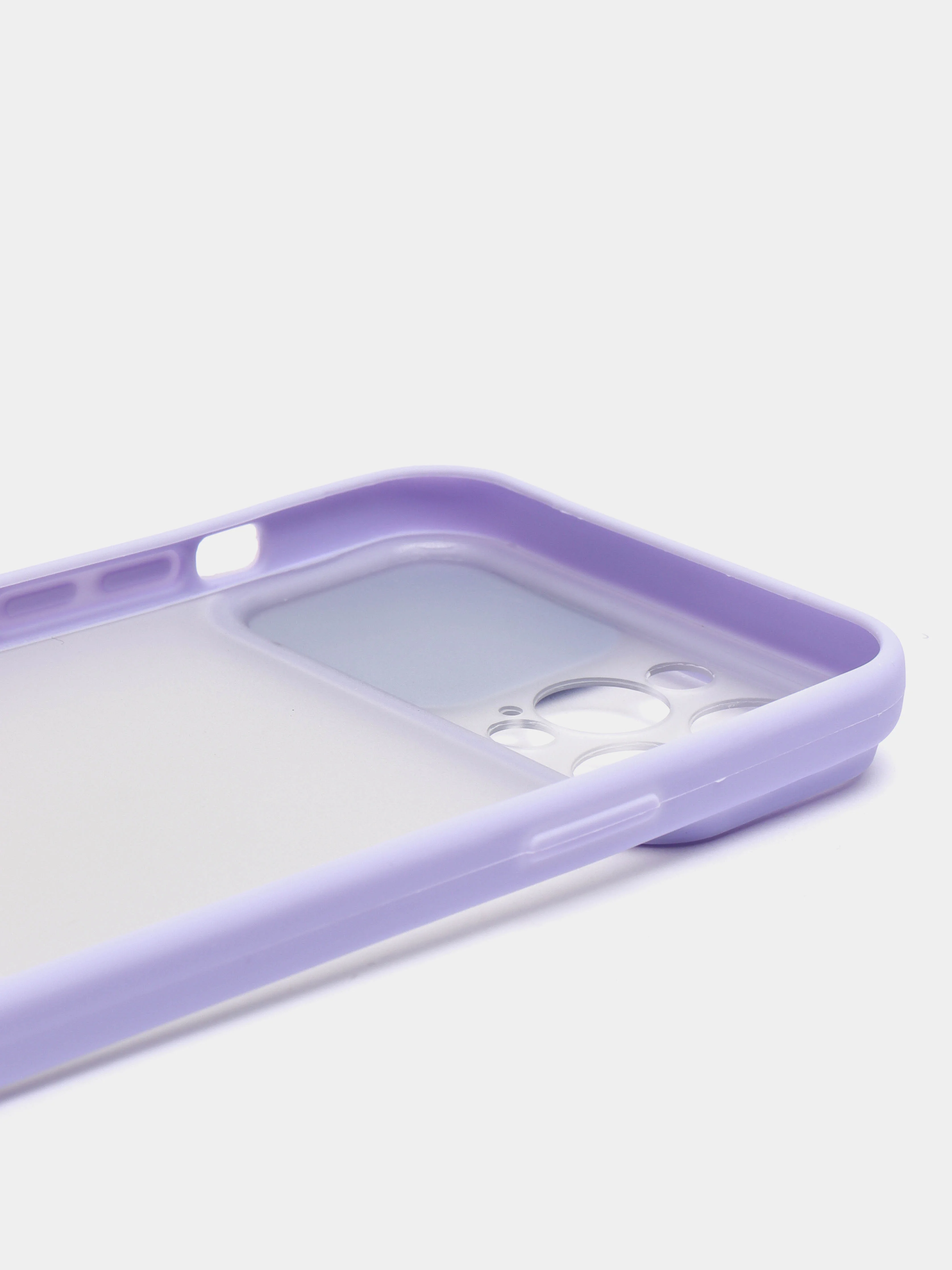 Лавандовый чехол с защитой камеры для iPhone 12 PRO MAX (Матовый Чехол)