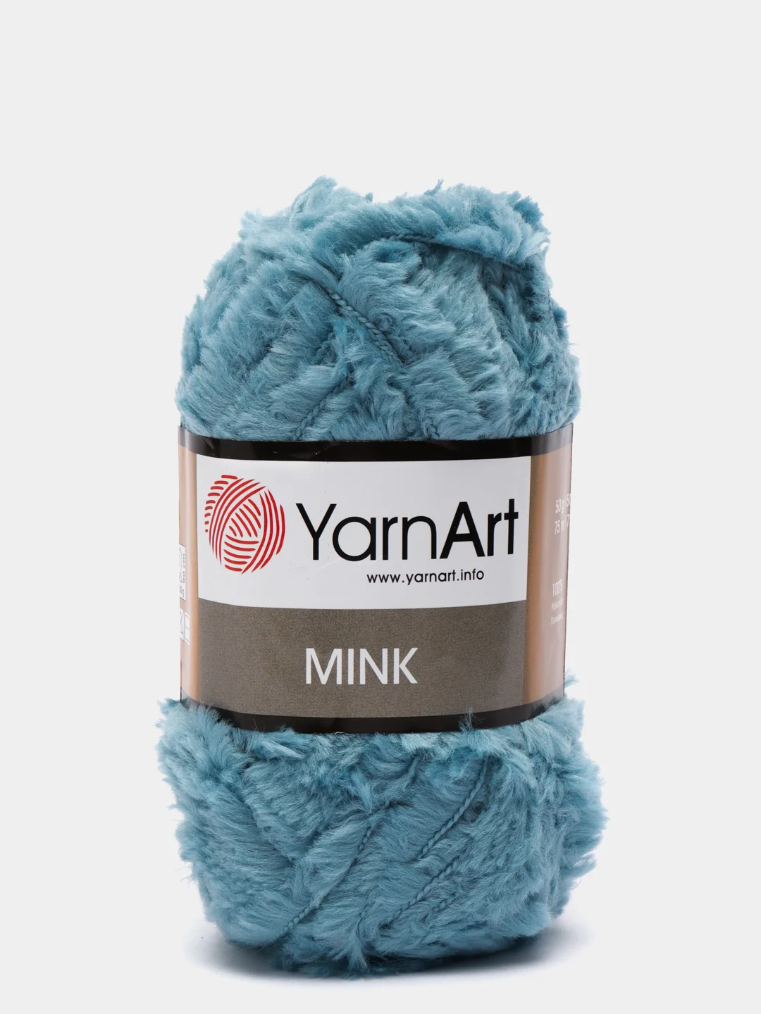 Морской пряжа  YarnArt Mink, полиамид, 50 г, 75 м, (имитация меха)