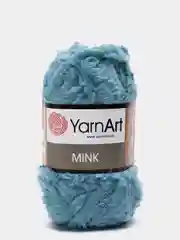 Морской пряжа  YarnArt Mink, полиамид, 50 г, 75 м, (имитация меха)