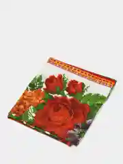 Зеленый полотенце кухонное вафельное Жаклин 50х70 см